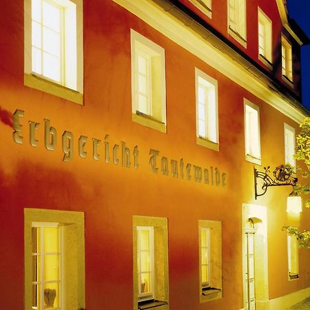 Landidyll Hotel Erbgericht Tautewalde ヴィルテン エクステリア 写真