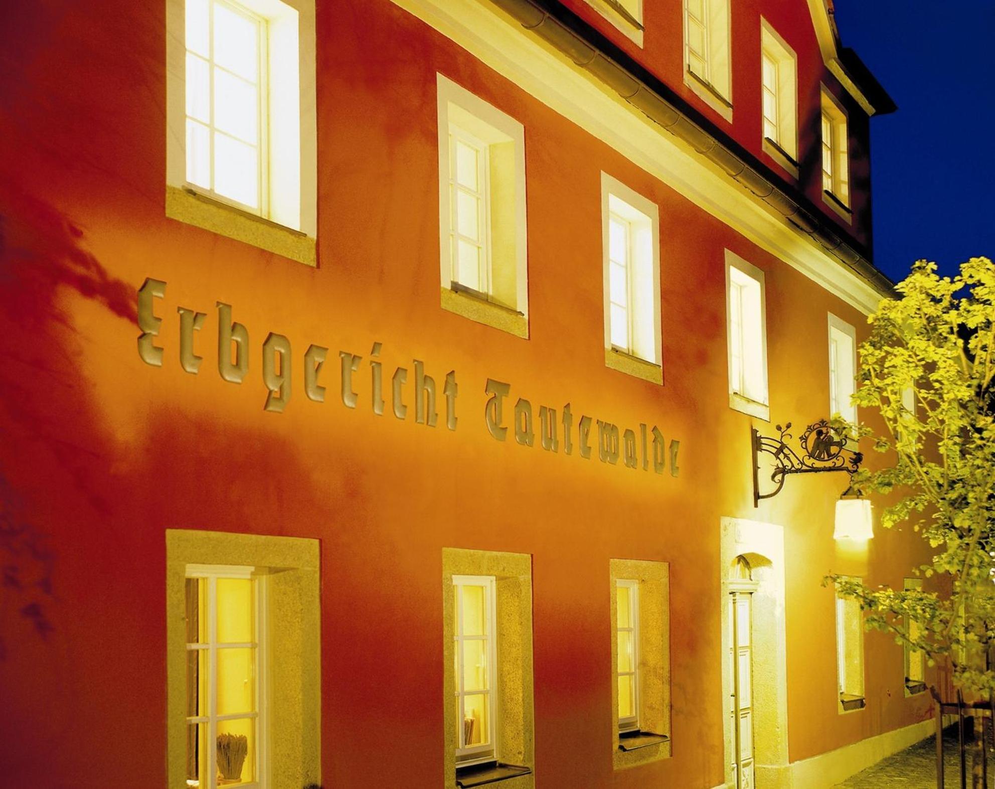 Landidyll Hotel Erbgericht Tautewalde ヴィルテン エクステリア 写真